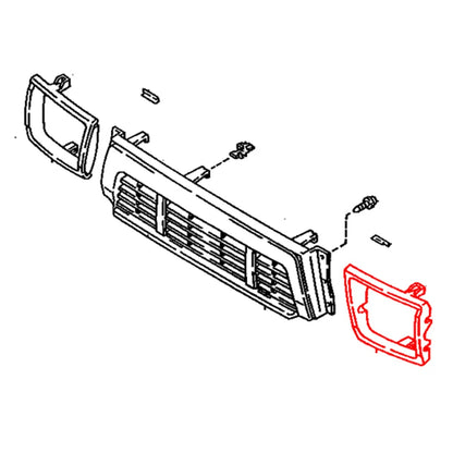 Head Light  Door LH for Toyota Hilux 4WD 1988-1997
