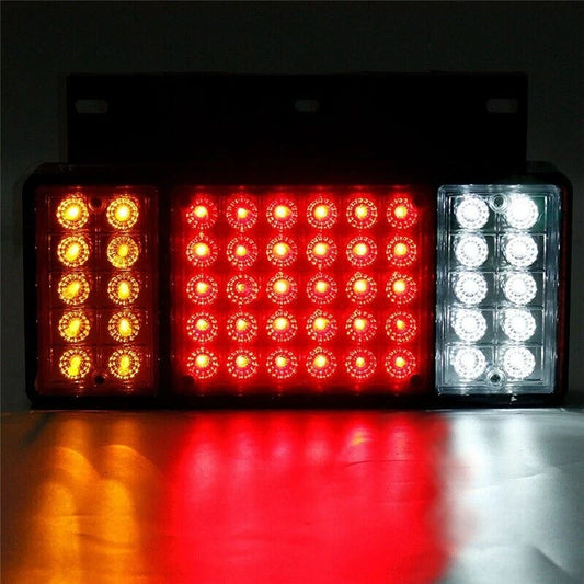 1 Pair 12V LED Rear Tail Lights for Isuzu Elf Truck (2000-2023)