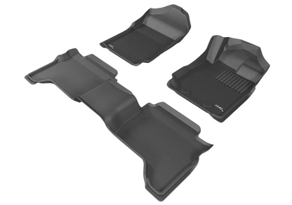 Full Set Rubber Floor Mats  Suits Ford Ranger PX1 PX2 PX3 Double Cab