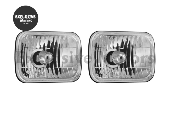 Sealed Beam Headlights Pair Suits - Toyota Hilux/ Hiace/Starlet Etc