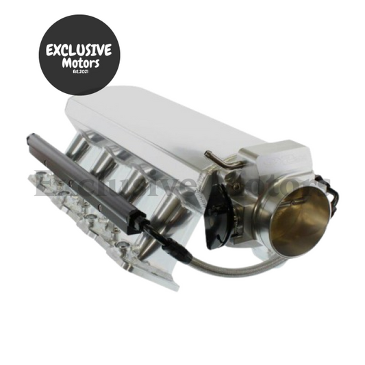 Silver 92Mm Throttle Body Intake Manifold Kit For Ls1 Ls2 Ls6