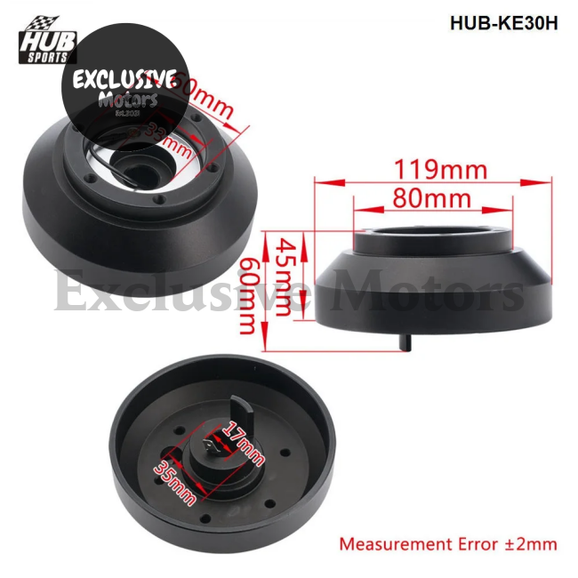 Steering Wheel Hub Adapter For Bmw E30 3/5 Series