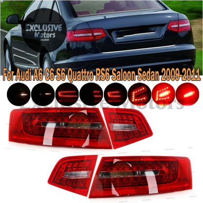 Tail Light Assembly For Audi A6 Quattro Sedan 2009-2011