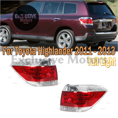 Tail Light Assembly For Toyota Highlander (2012-2014)