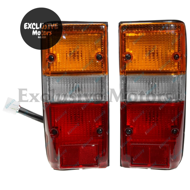 LH + RH Tail Lights Pair for Toyota 60 Series Land Cruiser (1980-1990)