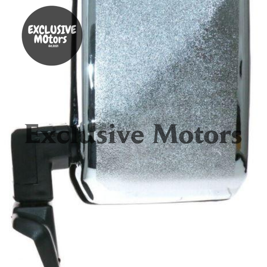 Chrome Left Hand Mirror for Toyota Land Cruiser 70 Series (1984-2023)