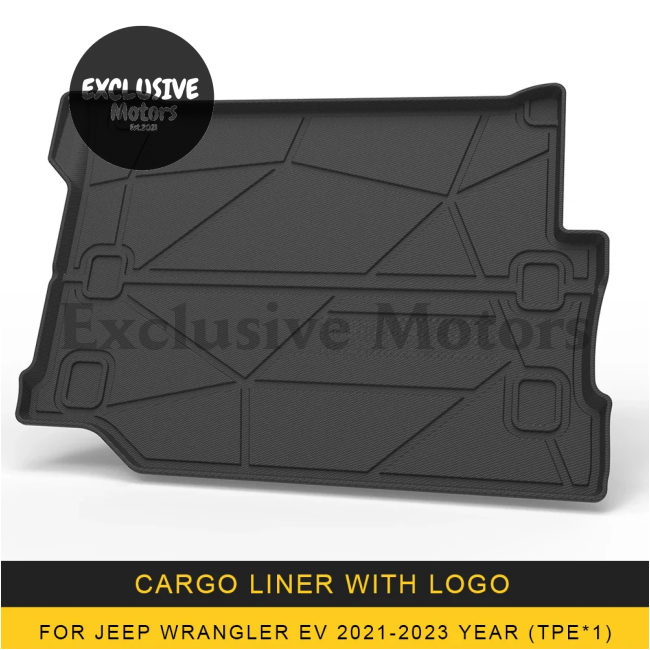 Tpe Cargo Liner Mat For Jeep Wrangler Jl (2018-2023)