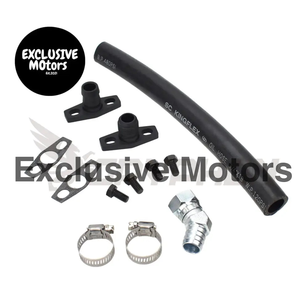 Turbo Oil Drain Hose Kit Ford Falcon Xr6 Ba Bf Garrett Gt35/40r Gt3582r