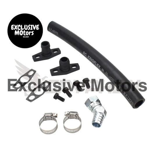 Turbo Oil Drain Hose Kit Ford Falcon Xr6 Ba Bf Garrett Gt35/40r Gt3582r