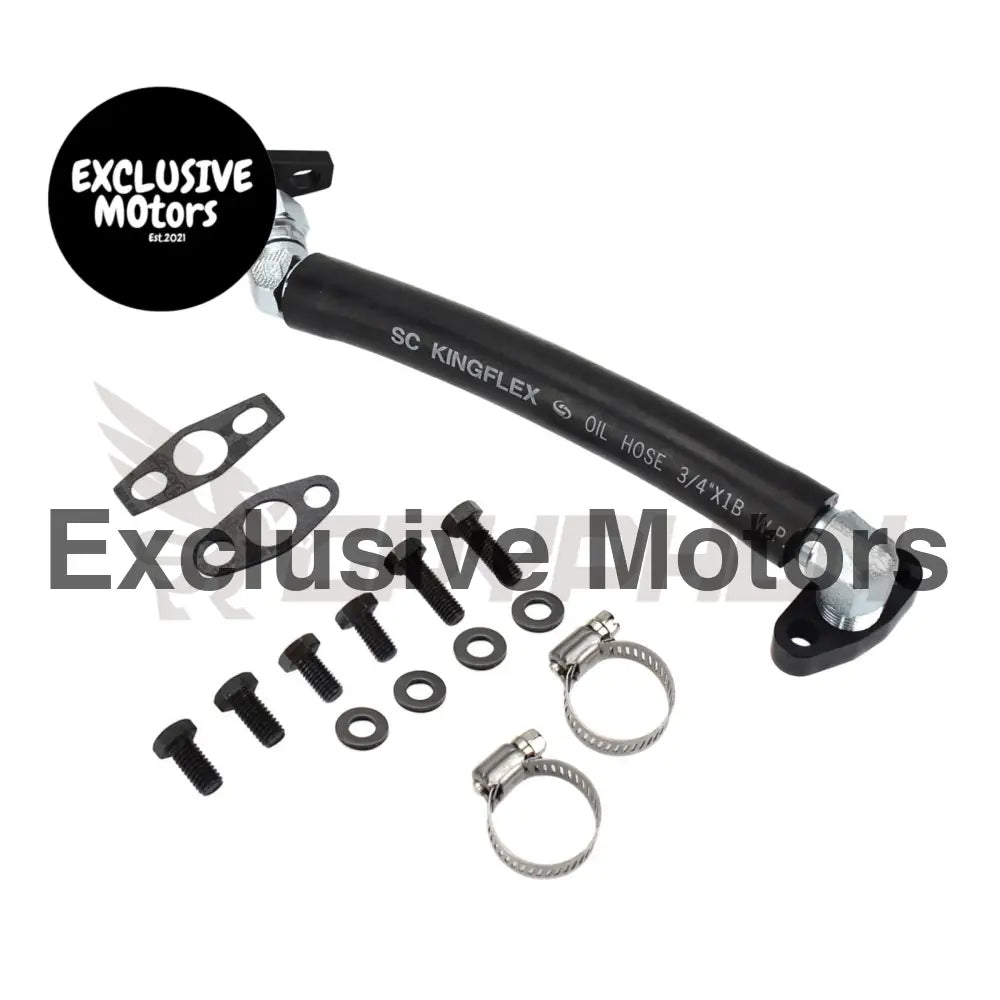 Turbo Oil Drain Hose Kit Mazdaspeed Ms3 Ms6 Cx 7 Axela 2.3l Garrett Gt28r Gt30r