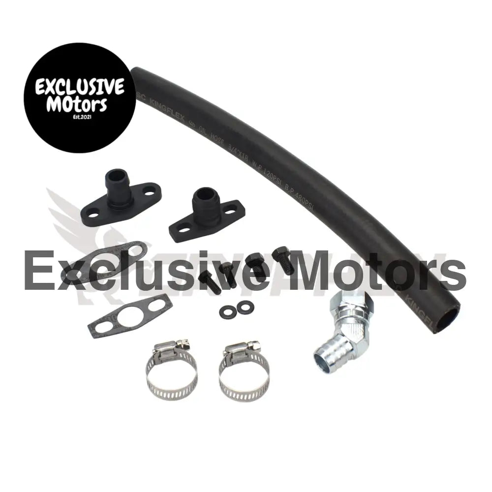 Turbo Oil Drain Hose Kit Mitsubishi 4g63t Evo 4~9 Precision Pte
