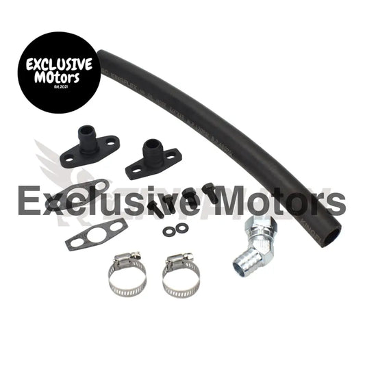 Turbo Oil Drain Hose Kit Mitsubishi 4g63t Evo 4~9 Precision Pte