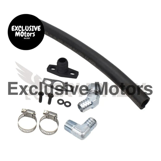Turbo Oil Drain Hose Kit Mitsubishi Lancer 4b12 2.4l Evo X 10 Td05h