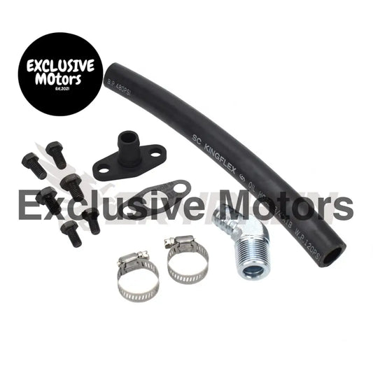 Turbo Oil Drain Hose Kit Nissan Rb20 Rb25 Rb30 Garrett Gt37r Gt40r Gt42r Gt45r