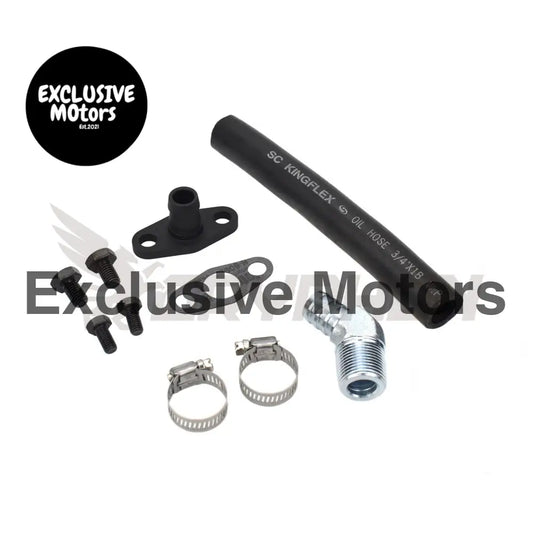 Turbo Oil Drain Hose Kit Nissan Rb20 Rb25 Rb30 T67 25g Te06h Td07s Td08
