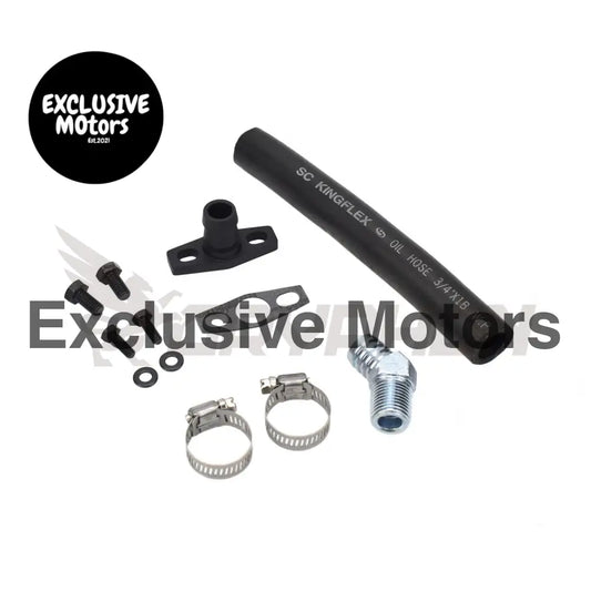 Turbo Oil Drain Hose Kit Nissan S13 S14 S15 Sr20det Garrett Gt28r Gt30r Gt35r