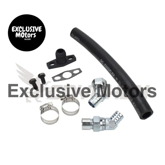 Turbo Oil Drain Hose Kit Toyota 1fz Fe Garrett Gt35r