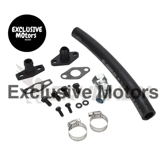 Turbo Oil Drain Hose Kit Toyota Supra 1jz 2jz Garrett Gt30r Gt35r