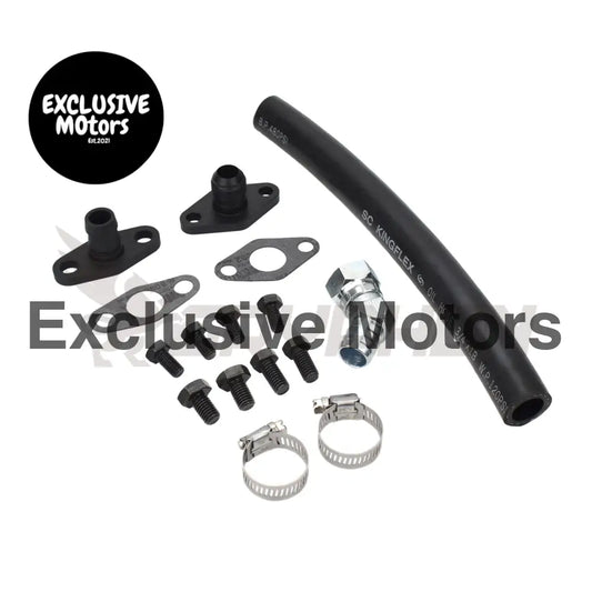 Turbo Oil Drain Hose Kit Toyota Supra 1jz 2jz Garrett Gtw3884r