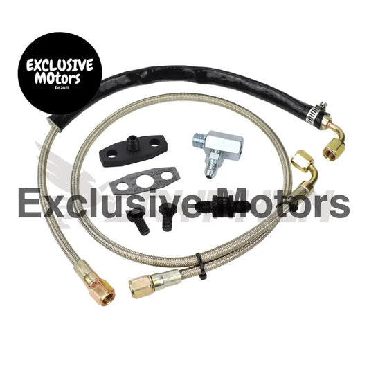 Turbo Oil Feed Line Kit Ford Falcon Xr6 Ba Bf Garrett Gt4202 Gt4294