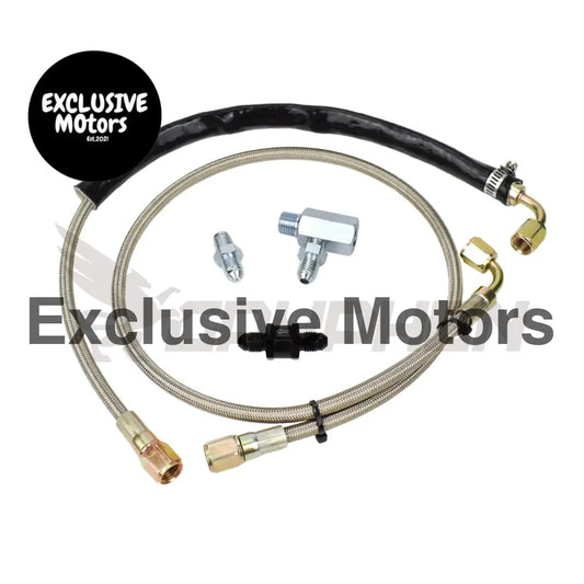 Turbo Oil Feed Line Kit Ford Falcon Xr6 Ba Bf Garrett Gt35/40r Gt3582r
