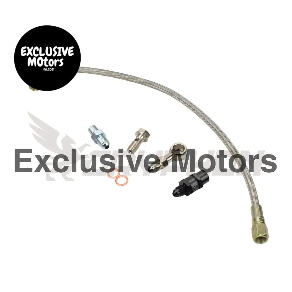 Turbo Oil Feed Line Kit Mitsubishi Lancer 4b11t Evo X 10 Precision Pte