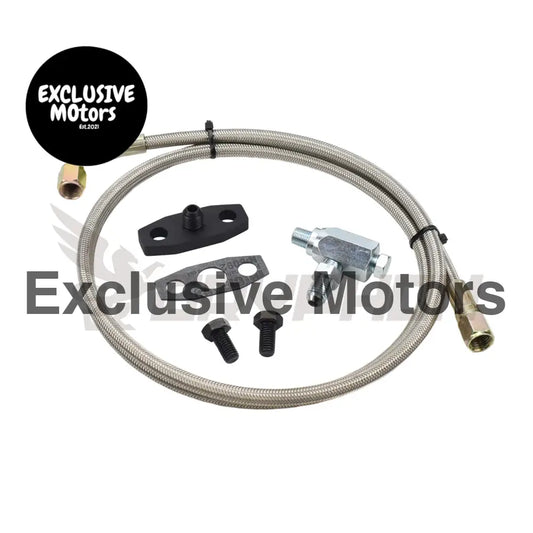 Turbo Oil Feed Line Kit Toyota 1fz Fe Garrett Gt37r Gt40r Gt42r Gt45r Gt47r