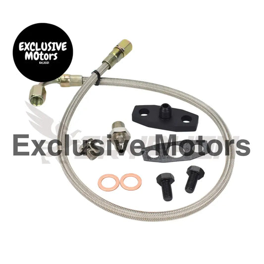 Turbo Oil Feed Line Kit Toyota 1jz 2jz Garrett Gt37r Gt40r Gt42r Gt45r Gt47r