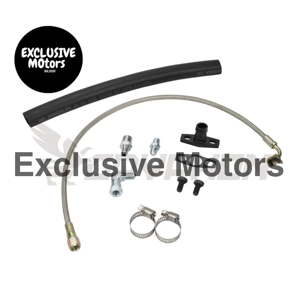 Turbo Oil Feed Return Line Kit Dodge Neon Srt 4 Pt Cruiser Gt Garrett Gt30r
