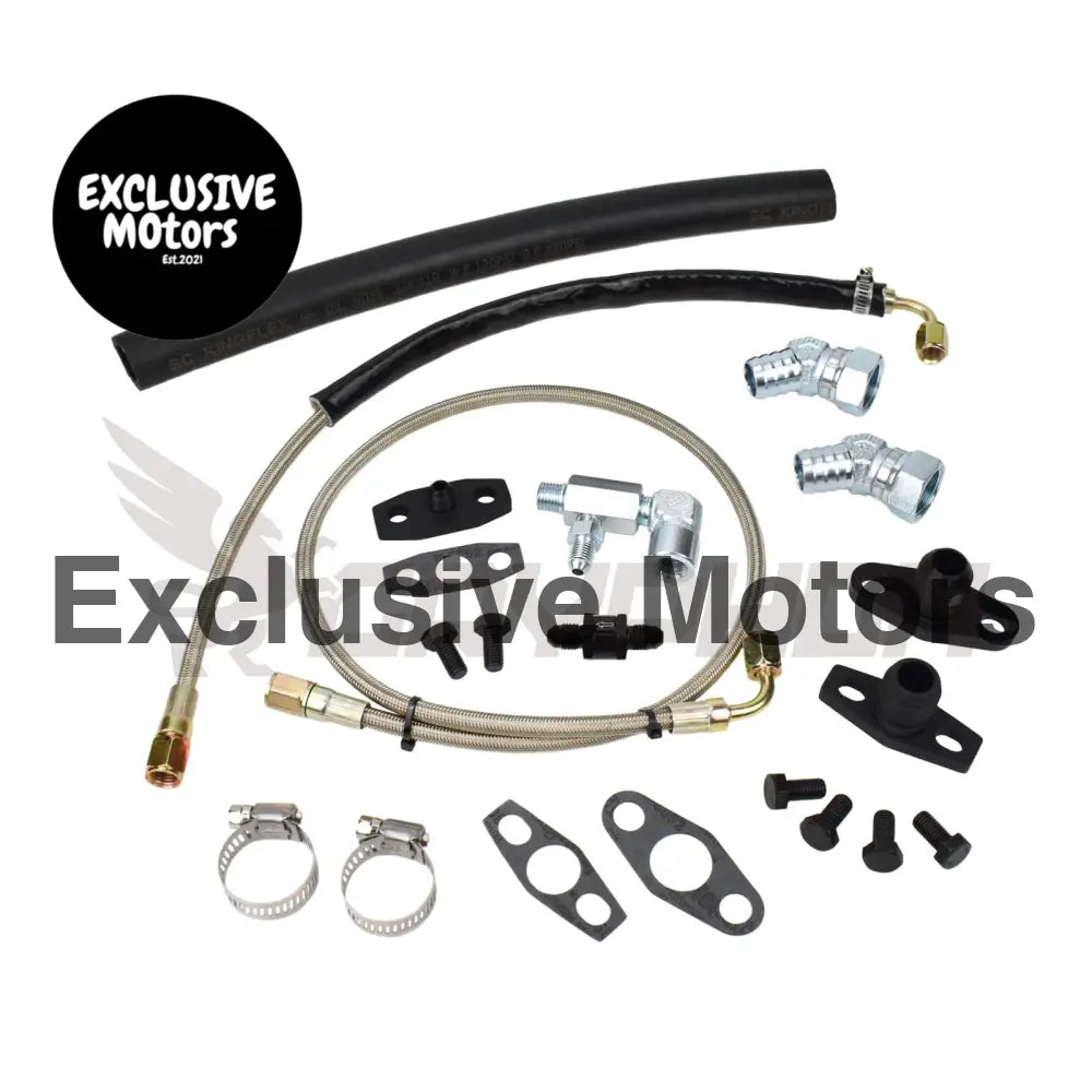 Turbo Oil Feed Return Line Kit Ford Territory Ghia Sx Sy Garrett Gt4202 Gt4294