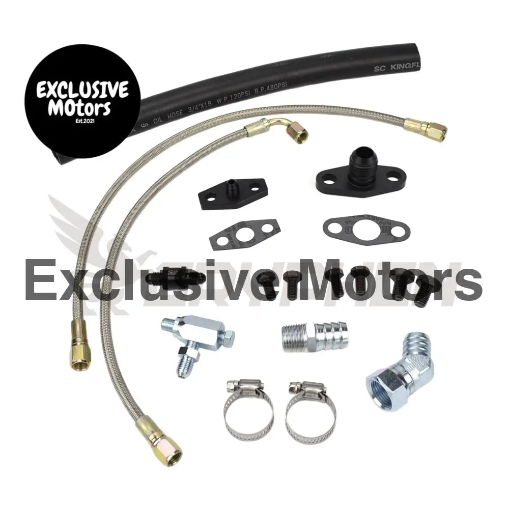 Turbo Oil Feed Return Line Kit Honda Civic B/D Series T67 25g Te06h Td07s Td08
