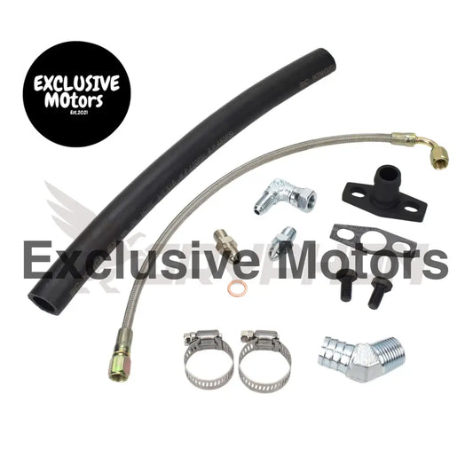 Turbo Oil Feed Return Line Kit Mazda Mx5 Miata Early Mk1 Garrett T25 T28