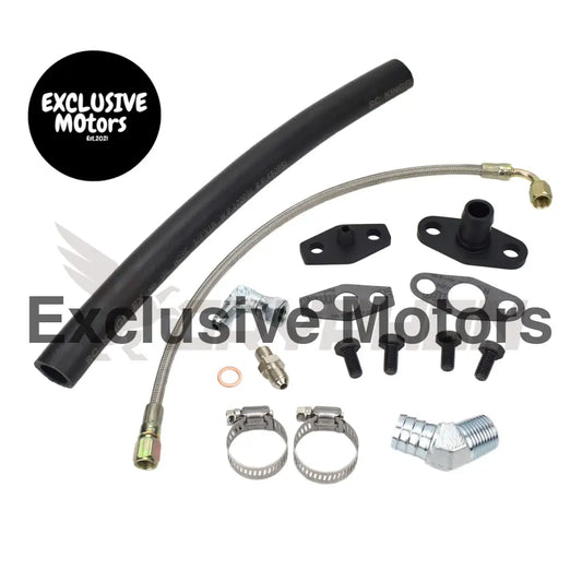 Turbo Oil Feed Return Line Kit Mazda Mx5 Miata Early Mk1 Garrett T3 T4