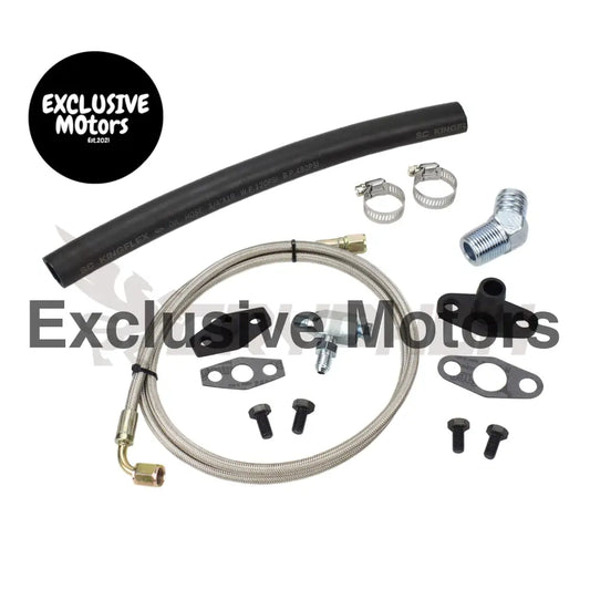 Turbo Oil Feed Return Line Kit Mazda Mx5 Miata Late Mk1 Mk2 Mk2.5 Garrett T3 T4