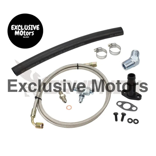 Turbo Oil Feed Return Line Kit Mazda Mx5 Miata Late Mk1 Mk2 Mk2.5 Td04 Td04l