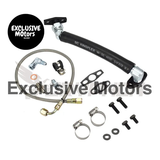 Turbo Oil Feed Return Line Kit Mazdaspeed Ms3 Ms6 Cx 7 Axela 2.3l Garrett