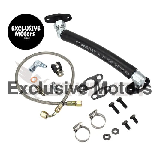 Turbo Oil Feed Return Line Kit Mazdaspeed Ms3 Ms6 Cx 7 Axela 2.3l Precision Pte