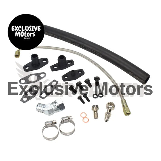 Turbo Oil Feed Return Line Kit Mitsubishi 4g63t Evo 4~9 Garrett T3 T4