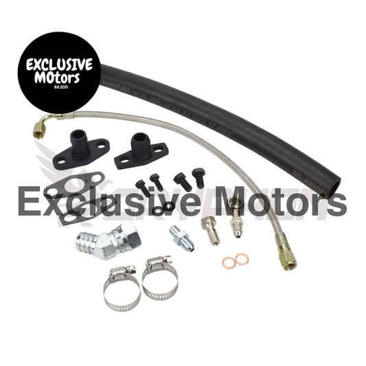 Turbo Oil Feed Return Line Kit Mitsubishi 4g63t Evo 4~9 Precision Pte