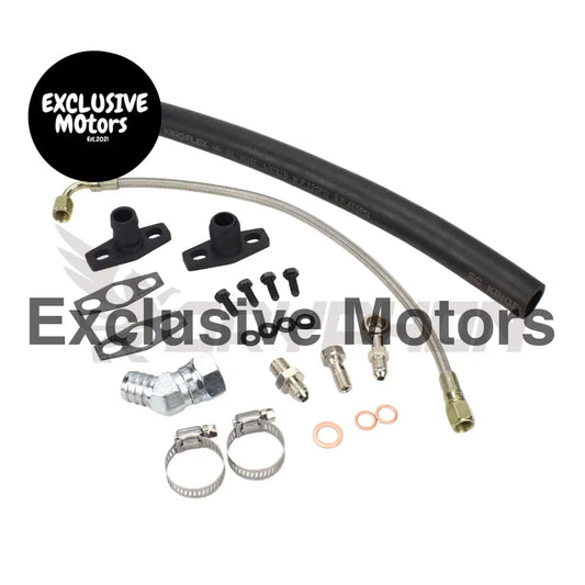 Turbo Oil Feed Return Line Kit Mitsubishi 4g63t Evo 4~9 Stock Td05hr