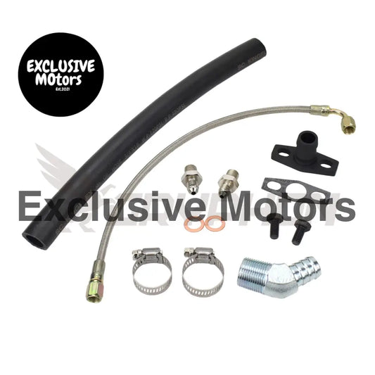 Turbo Oil Feed Return Line Kit Nissan Rb20 Rb25 Rb30 Borgwarner Efr Series