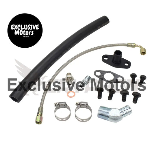 Turbo Oil Feed Return Line Kit Nissan Rb20 Rb25 Rb30 Borgwarner S200 S300 S400