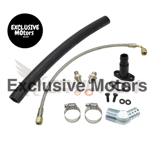 Turbo Oil Feed Return Line Kit Nissan Rb20 Rb25 Rb30 Garrett Gbc Gbc20 Gbc22