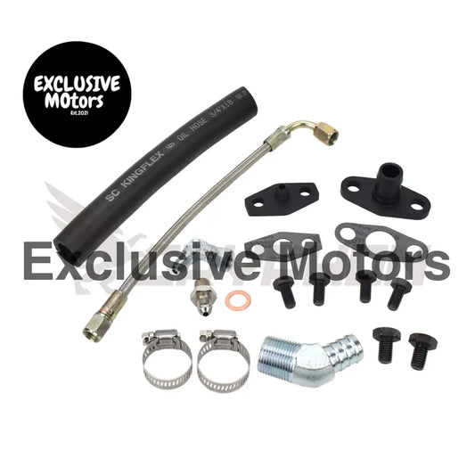 Turbo Oil Feed Return Line Kit Nissan Rb20 Rb25 Rb30 T67 25g