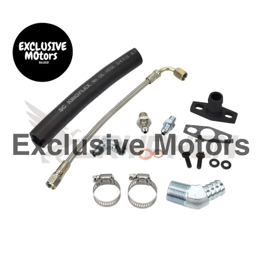 Turbo Oil Feed Return Line Kit Nissan Rb20 Rb25 Rb30 Td05h Td06