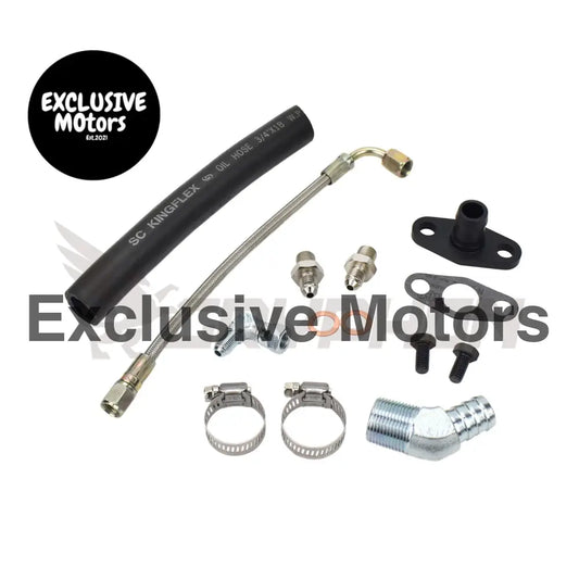 Turbo Oil Feed Return Line Kit Nissan Rb20det Rb25det Stock Turbo
