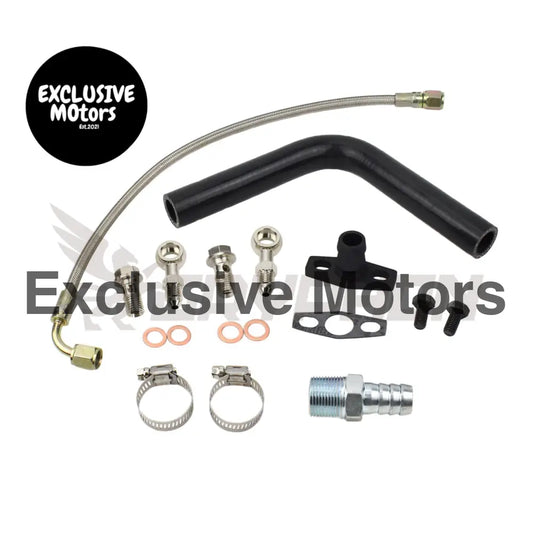 Turbo Oil Feed Return Line Kit Nissan Rd28t Y60 Gq Garrett Gt25r Gt28r