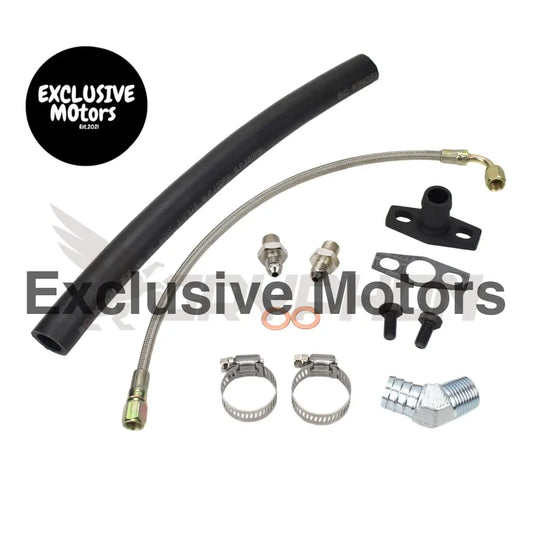 Turbo Oil Feed Return Line Kit Nissan S13 S14 S15 Sr20det Borgwarner Efr Series