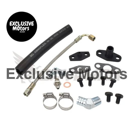 Turbo Oil Feed Return Line Kit Nissan S13 S14 S15 Sr20det T67 25g