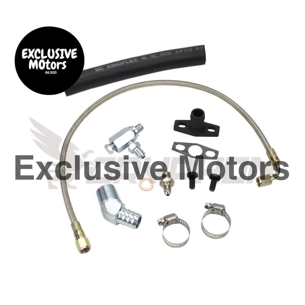 Turbo Oil Feed Return Line Kit Nissan Td42 Gq Borgwarner Efr Series